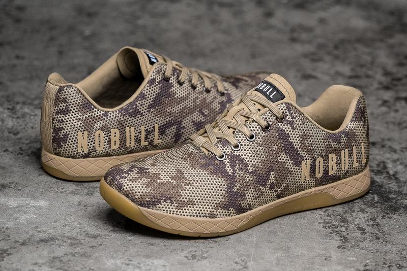 Women's Nobull Woodstock Camo Trainers Brown | SG C2847T